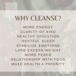 Why cleanse